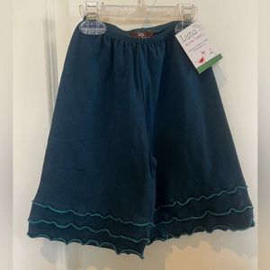 Luna by Karina Potestio Teal Ruffle Shorts, Size 2